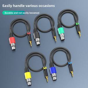 Cable de Audio de Cobre Libre de Oxígeno de 3.5mm a XLR Macho-Hembra para Altavoz, Micrófono, <span class=keywords><strong>Tarjeta</strong></span> de Sonido, Transmisión <span class=keywords><strong>en</strong></span> <span class=keywords><strong>Vivo</strong></span> - Product Image 3