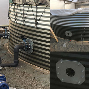 Tanque De Armazenamento Pré-fabricado Solução De Acumulação De Água De Reservatório De Água De Fogo Tanque De Água Montado Modular - Product Image 5