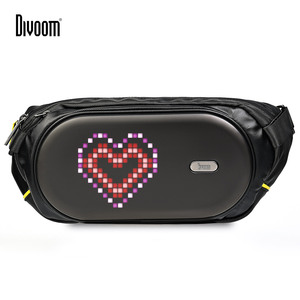 Divoom <span class=keywords><strong>Pixoo</strong></span> Sling Bag-C Pixel Art Bolsa de pecho Impermeable Deporte al aire libre Accesorio de almacenamiento Accesorios de audio y video - Product Image 1