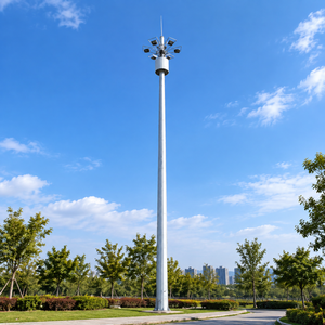 <span class=keywords><strong>Torre</strong></span> de Comunicación de Acero Galvanizado en Caliente, Monopolo, para Señales 4G y 5G, 20m 40m - Product Image 1