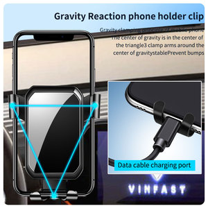 Suitable for 2022 <strong>Vinfast</strong> <strong>VF</strong> 5 Screen Holder Wholesale New Car Mobile Phone Holder Bracket Gravity Mobile Phone Holder - Product Image 4