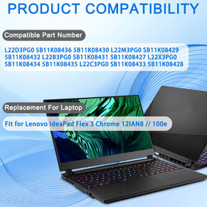 Lenovo IdeaPad Flex 3 için L22C3PG0 Laptop pil değiştirme krom 12IAN8 100e Chromebook Gen 4 serisi L22X3PG0 11.31V 47Wh - Product Image 4