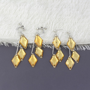 ต่างหูคริสตัลสีฟ้าแบบหนีบหูหลากสีสำหรับวันเดอร์แลนด์เกมใหม่ - Product Image 5