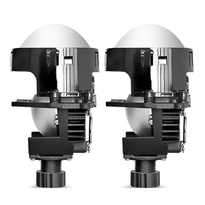 Xenplus 3 pulgadas Bi Led Car Led faros de doble lente Led lámpara de proyección 45W faros lejanos y cercanos H4 lente unidad externa - Product Image 6