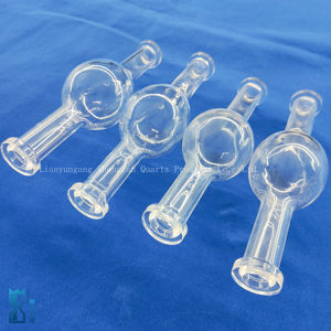 مخصصة عالية الأداء الزجاج تهب البولندية الكوارتز أداة شفافة الكرة واحدة أنبوب التجفيف - Product Image 4