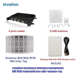 Étiquette RFID UHF à longue portée Smartrac Web RFID Wet Inlay, puce Impinj M730 U8, autocollant RFID 18000-6c pour la gestion du suivi des actifs - Product Image 5