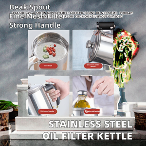 OEM ODM all'ingrosso <span class=keywords><strong>in</strong></span> acciaio inox grasso bollitore olio filtro <span class=keywords><strong>in</strong></span> metallo piastra filtro filtro filtro ciotola per la conservazione di cibo per friggere omaggi - Product Image 2