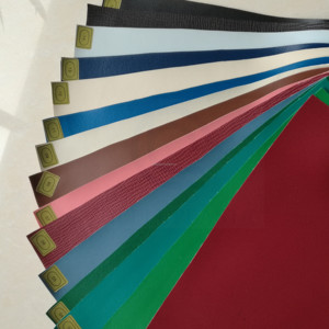 PVC Funiture Leather Wrinkle Resistant PVC Waterproof Upholstery Car <strong>Sofa</strong> <strong>Material</strong> Embossed Surface Different Colors - Product Image 5