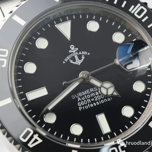 HRUODLAND High-End Dive <b>Automatic</b> Watch for Man Sapphire Crystal BGW9 Luminous PT5000 Mechanical Movement Classic Sports Watch - Product Image 4