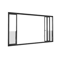 Ventana Corredera Lateral de Apertura Horizontal Insonorizada de Aleación de Aluminio Bocharm con Medición de Presión en la Guía para Sala de Estar