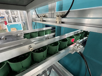 Machine de visageuse automatique pour boîtiers électriques muraux, entraînée par moteur PLC, avec garantie d'un an