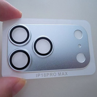 Protection d'objectif d'appareil photo en métal mat, verre trempé 9H, protection intégrale pour iPhone 18 Pro Max