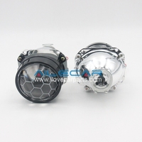 AILECAR Projecteur LED 2,5 pouces Super Lumineux pour Voiture, Lampe de Projecteur LED Mini Carrée Bi-LED pour Voiture