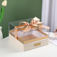 YZ Papierboxen Maßgefertigte Luxuriöse Transparente Acryl-Geschenkbox für Luxus-Kerzenmarken Großpackung Als Premium-Verpackungsbox Geschenk