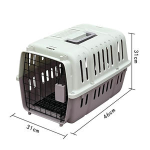 Livraison rapide compagnie <span class=keywords><strong>a</strong></span>érienne approuvée Portable en plastique grand chenil <span class=keywords><strong>de</strong></span> voyage <span class=keywords><strong>a</strong></span>érien sur roues Pet chien <span class=keywords><strong>chat</strong></span> transporteur caisse <span class=keywords><strong>Cage</strong></span> à <span class=keywords><strong>vendre</strong></span> - Product Image 6
