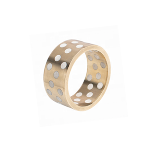 บูชทองเหลืองหล่อลื่นในตัว  แบบ OEM  ทนความร้อน -200~280 องศาเซลเซียส สำหรับงานอุตสาหกรรม รุ่น HKB-CBBGr - Product Image 5