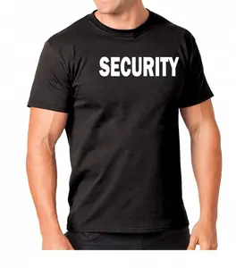 Camisas de manga corta de seguridad al por mayor para hombre, camisetas de cuello redondo ajustadas de primera calidad