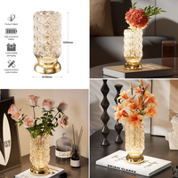 Lampe de chevet de luxe compacte pour salon, chambre et chevet, à commande tactile, rechargeable, pour une ambiance décorative