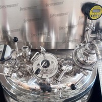 Mélangeur sous vide de type levant, machine deux-en-un avec fonctions d'homogénéisation et de dispersion pour la fabrication de dentifrice et de crèmes cosmétiques