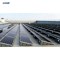 Système de montage solaire photovoltaïque HINA Easy Pv pour toit plat, polypropylène anti-âge, garantie 12 ans, résistance au vent 60 m/s, installation lestée