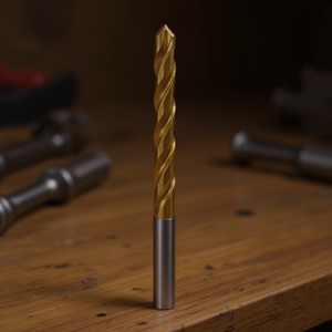 ดอกสว่านเจาะเหล็ก HSS-Co แบบเกลียวเคลือบ TiN ปรับศูนย์อัตโนมัติอเนกประสงค์ - Product Image 3
