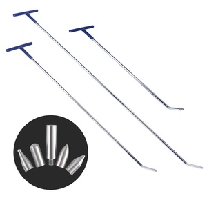 Super PDR Professional Hook Rods, outil de réparation de bosses de voiture sans <span class=keywords><strong>peinture</strong></span> <span class=keywords><strong>avec</strong></span> tête remplaçable - Product Image 1