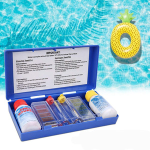 Kit de Test d'équipement de nettoyage de piscine <span class=keywords><strong>PH</strong></span> OTO pour le chlore résiduel <span class=keywords><strong>PH</strong></span> outils de nettoyage de piscine accessoires boîte de Test réglage de la piscine - Product Image 6
