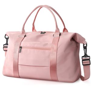 Borsa <span class=keywords><strong>da</strong></span> Viaggio Sportiva Rosa Leggera con Scomparto Impermeabile per Scarpe e Stampa Logo - Scelta Top - Product Image 1