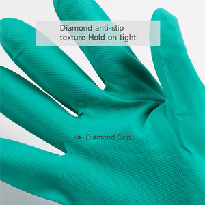 Linea di Produzione Guanti, Guanti in <span class=keywords><strong>Nitrile</strong></span> Foderati in Flock, Colore Personalizzabile, Guanti da Lavoro Resistenti agli Agenti Chimici - Product Image 4