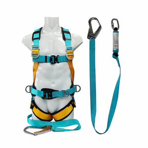 Cinto de Segurança de Corpo Inteiro com Corda de Segurança Resistente a Desgaste de Cinco Pontos para Operações em Altura e Escalada em Liga de Alumínio - Product Image 2