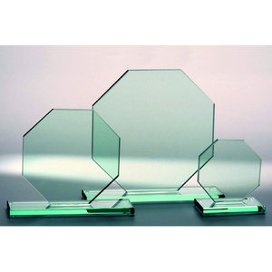 Supporto in vetro ottagonale con incisione laser - Product Image 1