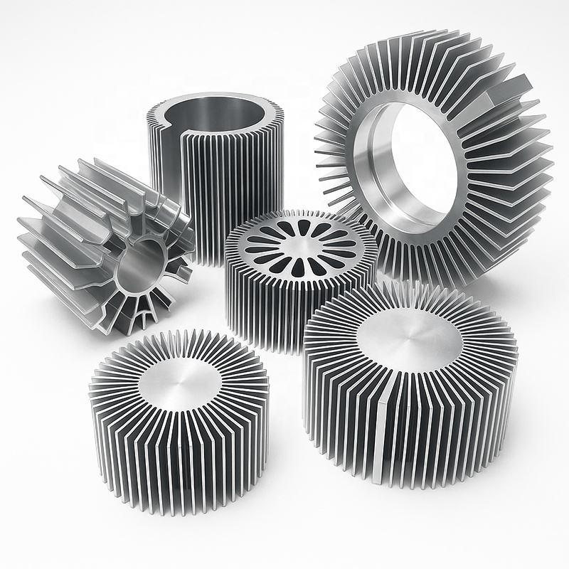 Round Cooling Fins High Performance Aluminum Heat Sinks