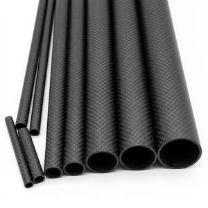 Tuyau en fibre de carbone 3K à tissage uni durable pour queues de billard et bras robotiques – Vente en gros - Product Image 3