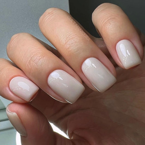 Venta al por mayor Etiqueta Privada <span class=keywords><strong>uñas</strong></span> simple medio corto rectangular cuadrado sólido color puro desgaste <span class=keywords><strong>uñas</strong></span> gruesas prensa en las <span class=keywords><strong>uñas</strong></span> - Product Image 3