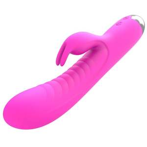 Silicone vero Dildo vibratore per le donne 7 velocità G-Spot masturbazione coniglio bastone giocattoli sessuali forte orgasmo prodotti per adulti - Product Image 4