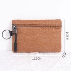 Portefeuille portable en toile pour pièces de monnaie et cartes avec cordon porte-clés pour promotions de marque - Product Image 4