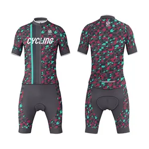 Customized Men's Cycling Jersey Breathable Road Bike Clothing Full Kits Cycling Uniforms