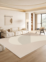 Tapis doux imprimé abstrait pour salon, imitation cachemire, résistant aux taches, pour chambre à coucher
