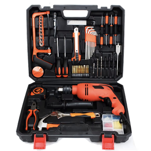 Impact Drill <b>Tool</b> <b>Set</b> 88 Piece Cordless Electric With Adjustable Wrenches For Home Maintenance In Hard Case - Product Image 3