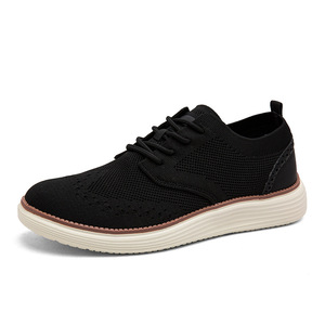 Zapatos Oxford de Lona con Cordones para Hombre, Talla Grande, Estilo Casual de Negocios, para Caminar - Product Image 6