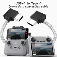Kabel transmisi Data tipe-c ke OTG, kabel transmisi Data tipe-c tahan lama dengan nilon TPE untuk DJI Mavic Mini SE/Mavic 2 Pro Remote Drone & Tablet