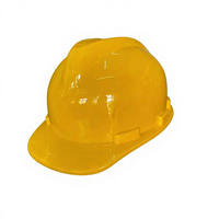 Casque de sécurité industriel durable et respirant, casque de protection personnel avec sangle mentonnière à 4 points pour la construction