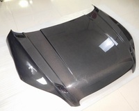 Couvre-moteur de voiture en fibre de carbone de style R8, capot de voiture adapté à l'Audi TT MK2 8J PQ35 2008-2014, pièces automobiles aérodynamiques