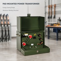Transformateur de puissance monophasé monté sur socle, à économie d'énergie, avec enroulement en aluminium pour l'alimentation électrique communautaire