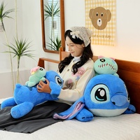 Nouvelle peluche Stitch en position allongée, design mignon, rembourrage en coton PP, hauteur 31-50 cm, cadeau unisexe
