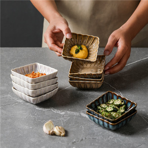 <span class=keywords><strong>Assiette</strong></span> à compartiments en <span class=keywords><strong>bois</strong></span> de bambou, bol à sauce, bol de collation de style japonais changement d'assaisonnement, collation 1 pièce - Product Image 5