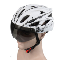 OEM & ODM – casque à lentille magnétique pour vélo, coque PC solide, visière détachable, casque de vélo