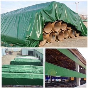Bâche PVC Épaissie Imperméable <span class=keywords><strong>pour</strong></span> <span class=keywords><strong>Extérieur</strong></span>, Housse de Protection Durable Anti-Pluie <span class=keywords><strong>pour</strong></span> Chantier, Navire de Transport, Ferme - Product Image 6