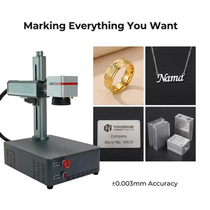 Portable Compact All-in-One 20W 30W 50W Fiber Laser Engraver CNC High-Accuracy for Metal Stainless Steel Jewelry Ring Marking - Product Image 1