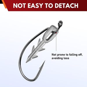 0.6g 0.9g 1.3g 1.8g 2.2g 2.6g Plombs de pêche en alliage moulé sous pression, type échelle - Product Image 5